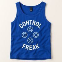 Control Freak Video Game Console Controller Buttons Cute Gift Gamer Funny Gift Tank Top