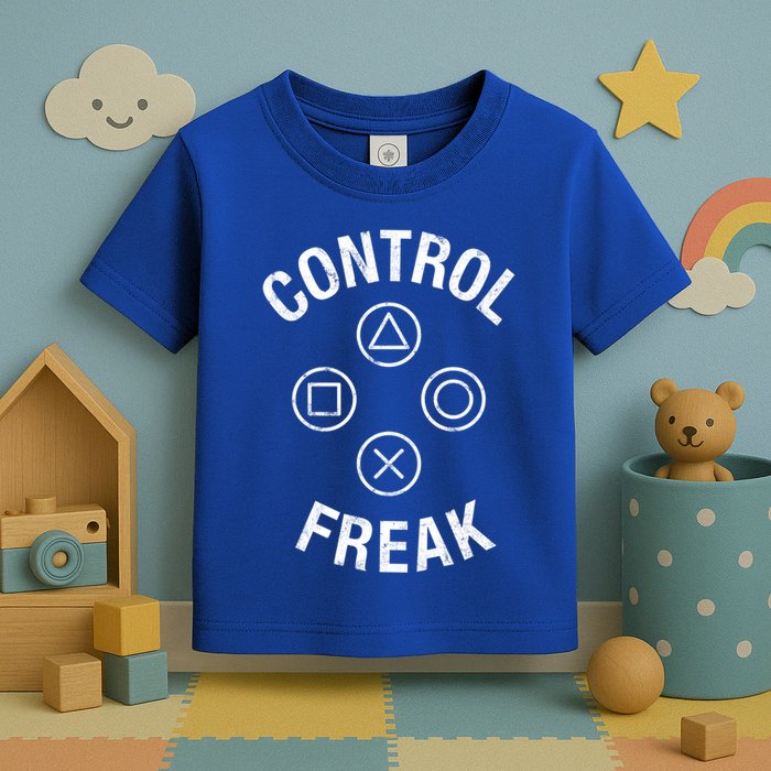 Control Freak Video Game Console Controller Buttons Cute Gift Gamer Funny Gift Toddler T-Shirt