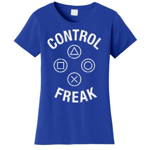 Control Freak Video Game Console Controller Buttons Cute Gift Gamer Funny Gift Women's T-Shirt