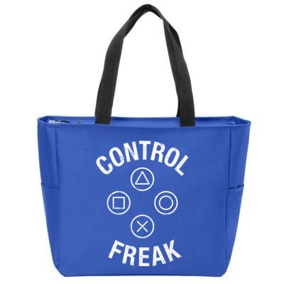 Control Freak Video Game Console Controller Buttons Cute Gift Gamer Funny Gift Zip Tote Bag