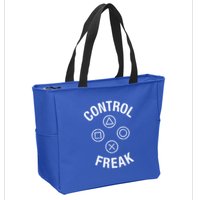Control Freak Video Game Console Controller Buttons Cute Gift Gamer Funny Gift Zip Tote Bag