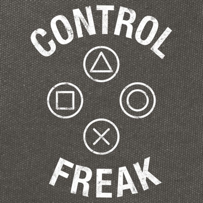 Control Freak Video Game Console Controller Buttons Cute Gift Gamer Funny Gift Cotton Canvas Backpack