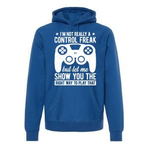 Control Freak Video Game Player Gaming Gamer Pc Console Geek Gift Premium Hoodie