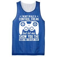 Control Freak Video Game Player Gaming Gamer Pc Console Geek Gift Mesh Reversible Basketball Jersey Tank