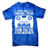 Control Freak Video Game Player Gaming Gamer Pc Console Geek Gift Tie-Dye T-Shirt