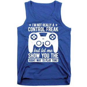 Control Freak Video Game Player Gaming Gamer Pc Console Geek Gift Tank Top