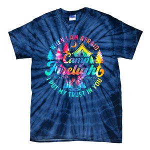 Camp Firelight Vacation Bible School Vbs 2024 Christian Camp Tie-Dye T-Shirt