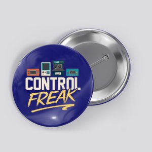 Control Freak Video Game Player Gaming Gamer Pc Console Geek Funny Gift Button