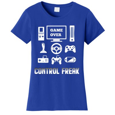 Control Freak Video Game Player Gaming Gamer Pc Console Geek Gift Women's T-Shirt