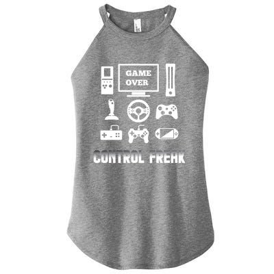 Control Freak Video Game Player Gaming Gamer Pc Console Geek Gift Women’s Perfect Tri Rocker Tank