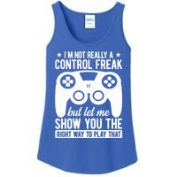 Control Freak Video Game Player Gaming Gamer Pc Console Geek Great Gift Ladies Essential Tank