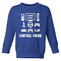 Control Freak Video Game Player Gaming Gamer Pc Console Geek Gift Toddler Sweatshirt