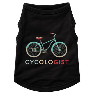 Cycologist Funny Vintage Bicycle Design Bike Cyclists Gift Doggie Tank