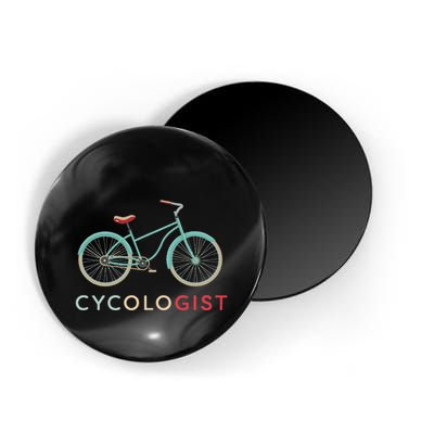 Cycologist Funny Vintage Bicycle Design Bike Cyclists Gift Magnet