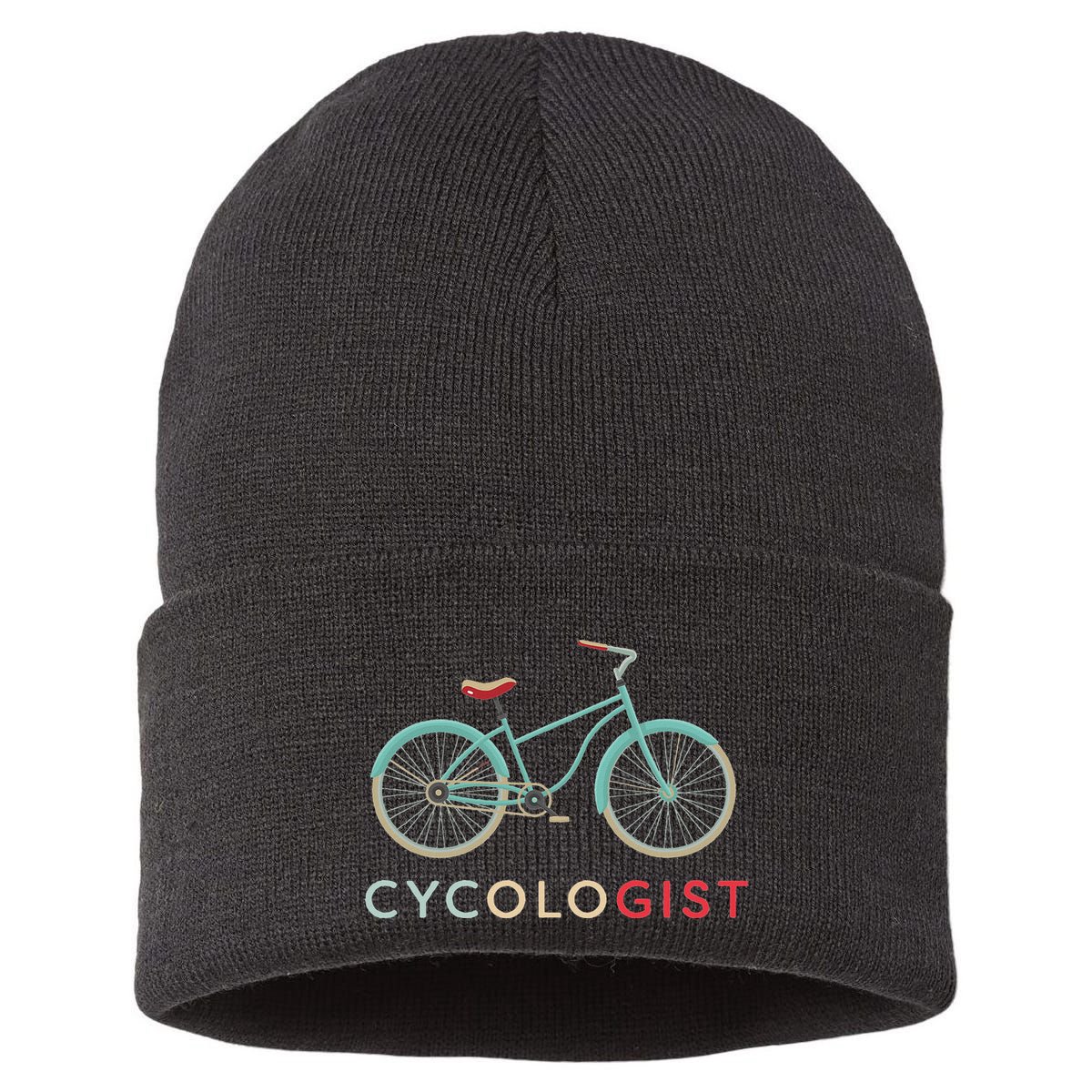 Cycologist Funny Vintage Bicycle Design Bike Cyclists Gift Sustainable Knit Beanie