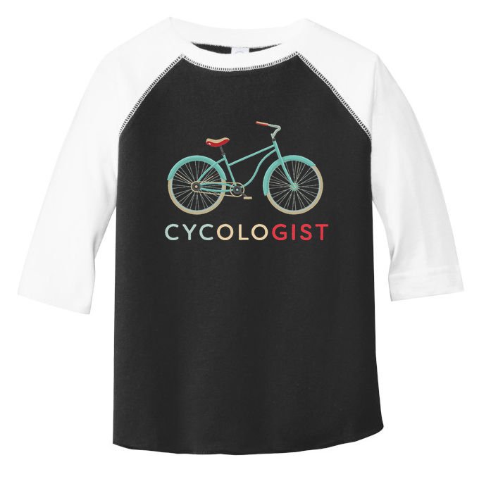 Cycologist Funny Vintage Bicycle Design Bike Cyclists Gift Toddler Fine Jersey T-Shirt