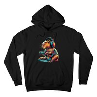 Capybara Funny Video Games Capybara Gift Hoodie