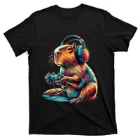 Capybara Funny Video Games Capybara Gift T-Shirt