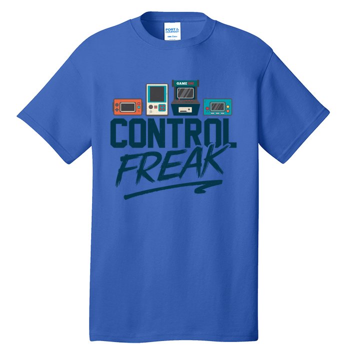 Control Freak Video Game Player Gaming Gamer Pc Console Geek Great Gift Tall T-Shirt