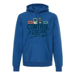 Control Freak Video Game Player Gaming Gamer Pc Console Geek Great Gift Premium Hoodie