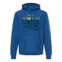 Control Freak Video Game Player Gaming Gamer Pc Console Geek Great Gift Premium Hoodie