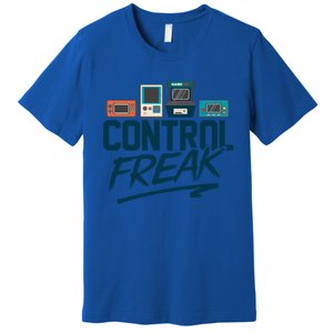 Control Freak Video Game Player Gaming Gamer Pc Console Geek Great Gift Premium T-Shirt