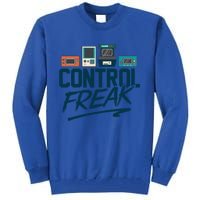 Control Freak Video Game Player Gaming Gamer Pc Console Geek Great Gift Tall Sweatshirt