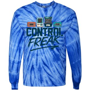 Control Freak Video Game Player Gaming Gamer Pc Console Geek Great Gift Tie-Dye Long Sleeve Shirt