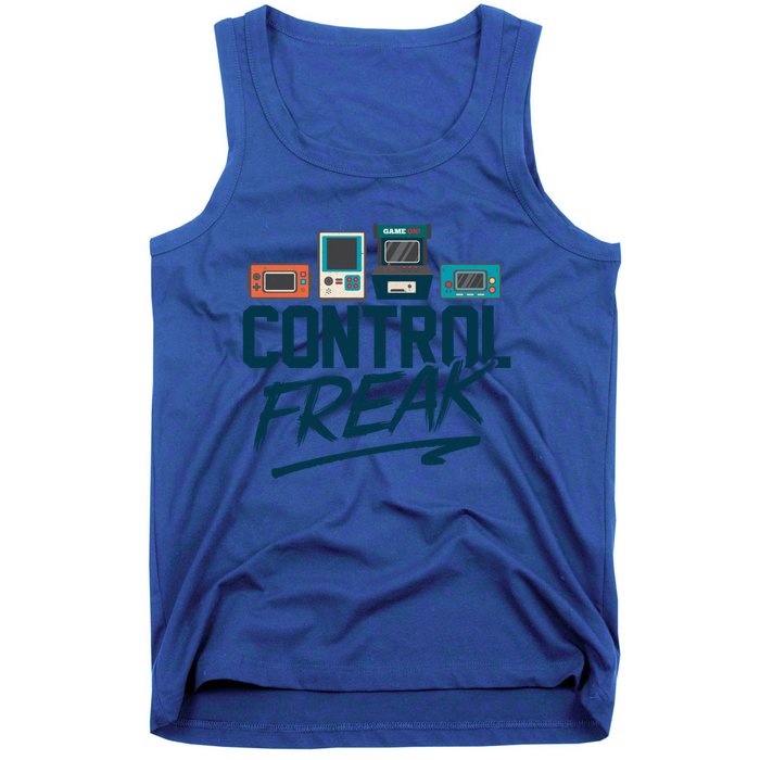 Control Freak Video Game Player Gaming Gamer Pc Console Geek Great Gift Tank Top