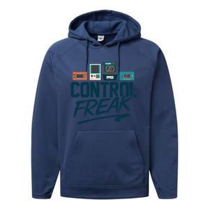 Control Freak Video Game Player Gaming Gamer Pc Console Geek Great Gift Performance Fleece Hoodie