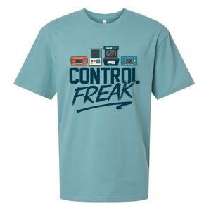 Control Freak Video Game Player Gaming Gamer Pc Console Geek Great Gift Sueded Cloud Jersey T-Shirt