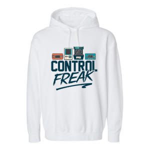 Control Freak Video Game Player Gaming Gamer Pc Console Geek Great Gift Garment-Dyed Fleece Hoodie