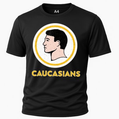Caucasians Funny Vintage Caucasians Pride Tee Performance Shirt
