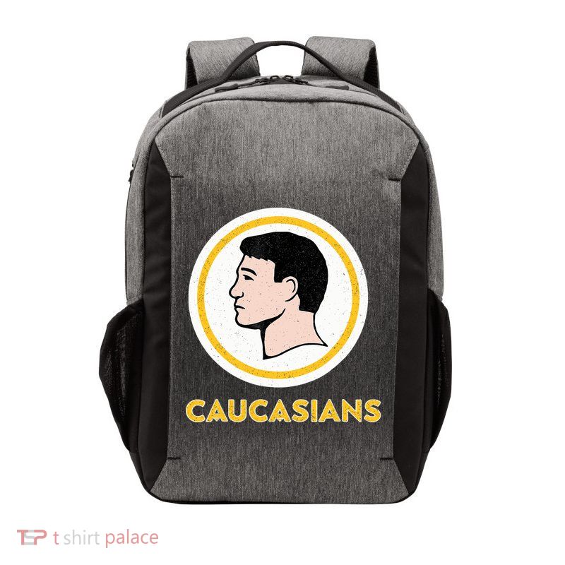 Caucasians Funny Vintage Caucasians Pride Tee Vector Backpack
