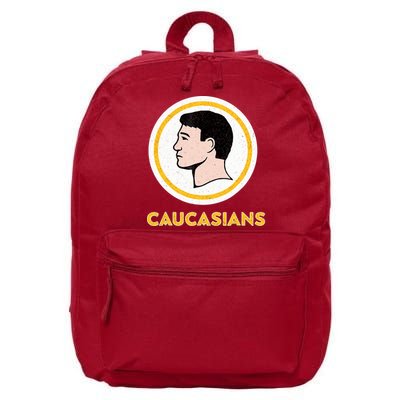 Caucasians Funny Vintage Caucasians Pride Tee 16 in Basic Backpack