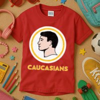 Caucasians Funny Vintage Caucasians Pride Tee Kids T-Shirt