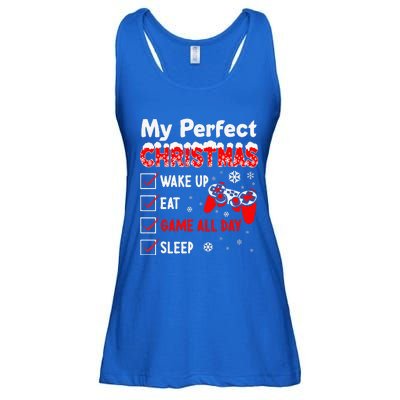 Christmas Funny Video Gamer My Perfect Christmas Ladies Essential Flowy Tank