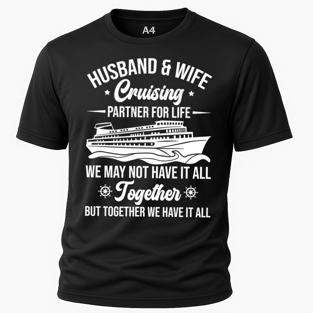 Cruising Family Vacation Husband Wife Cruising Partner Gift Cooling Performance Crew T-Shirt