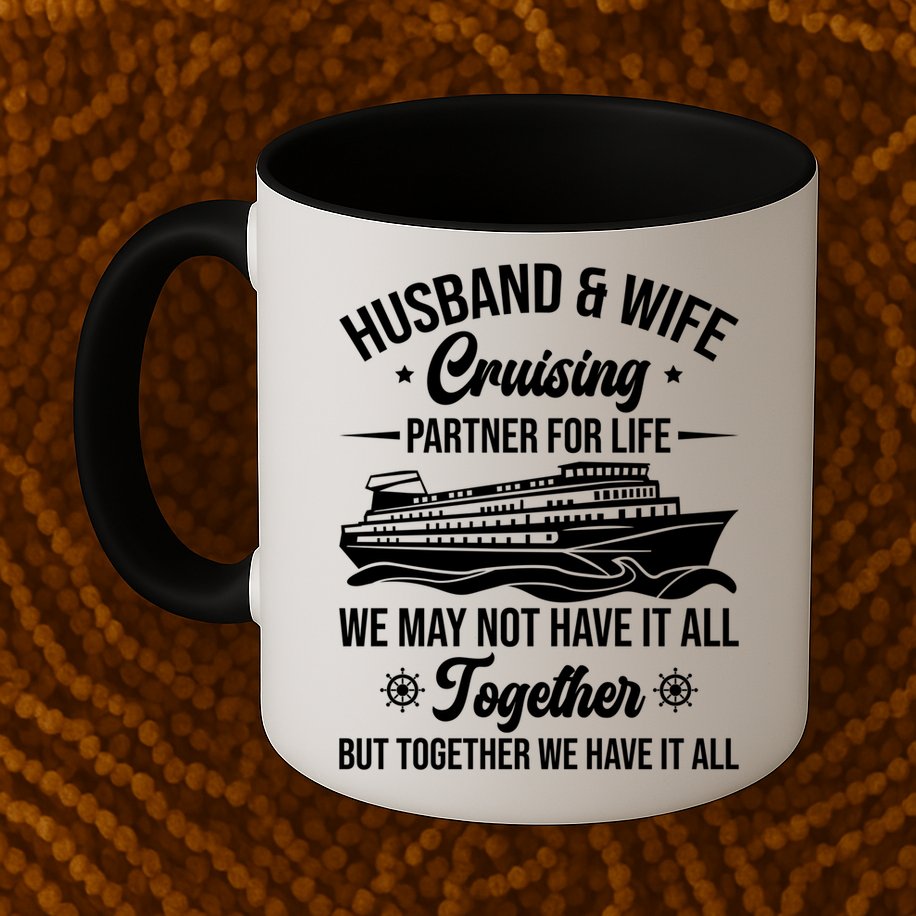 Cruising Family Vacation Husband Wife Cruising Partner Gift Mug