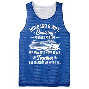 Cruising Family Vacation Husband Wife Cruising Partner Gift Mesh Reversible Basketball Jersey Tank