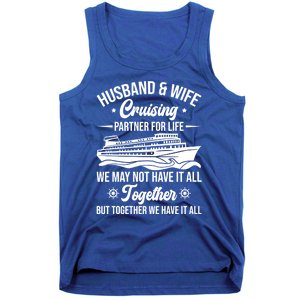 Cruising Family Vacation Husband Wife Cruising Partner Gift Tank Top