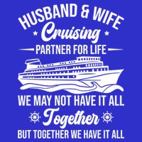 Cruising Family Vacation Husband Wife Cruising Partner Gift Zip Tote Bag