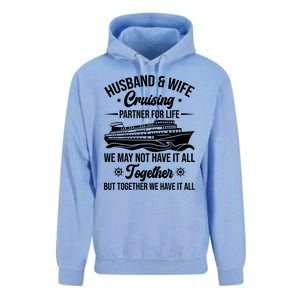 Cruising Family Vacation Husband Wife Cruising Partner Gift Unisex Surf Hoodie