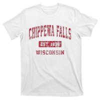 Chippewa Falls Wisconsin Wi Vintage Sports T-Shirt