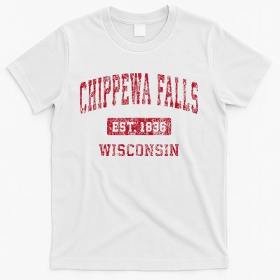 Chippewa Falls Wisconsin Wi Vintage Sports T-Shirt