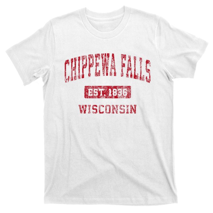 Chippewa Falls Wisconsin Wi Vintage Sports T-Shirt