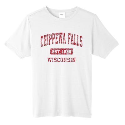 Chippewa Falls Wisconsin Wi Vintage Sports Tall Fusion ChromaSoft Performance T-Shirt