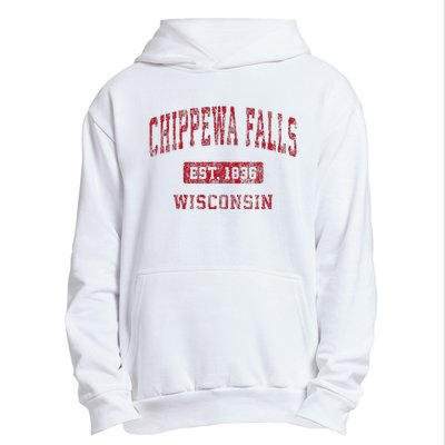 Chippewa Falls Wisconsin Wi Vintage Sports Urban Pullover Hoodie