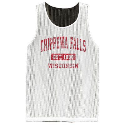 Chippewa Falls Wisconsin Wi Vintage Sports Mesh Reversible Basketball Jersey Tank