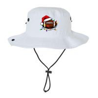 Christmas Football With Santa Hat Christmas Football Player Legacy Cool Fit Booney Bucket Hat